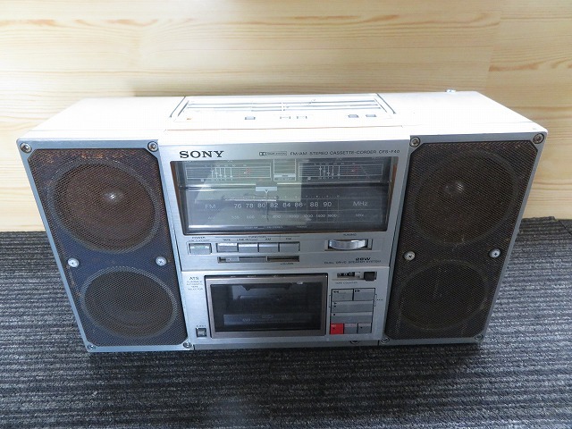 美品 昭和レトロ SONY 慣れる ソニー ステレオ・キューブ CFS-700 ラジカセ