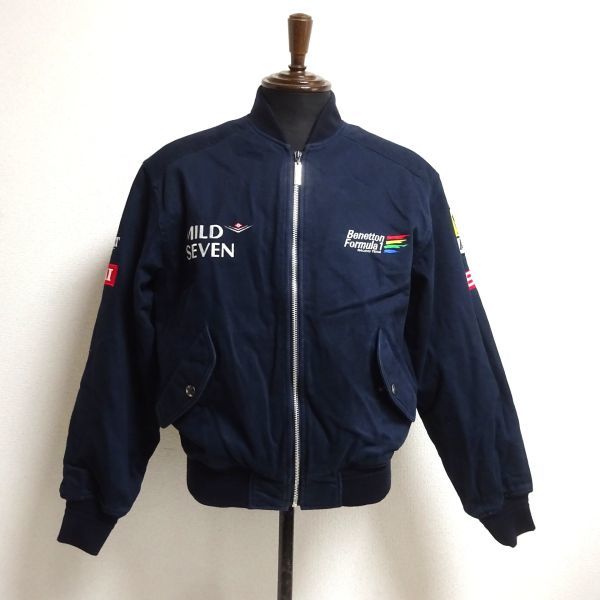 ◇Benetton Formula1 ベネトン フォーミュラ1 ブルゾン スタジャン F1 
