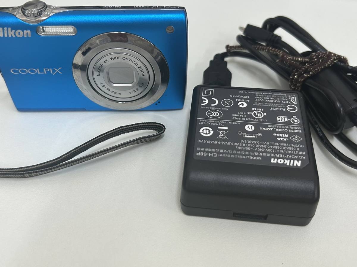 NIKON ニコン COOLPIX S3000 シルバー（ジャンク品） A【12C117】Nikon 