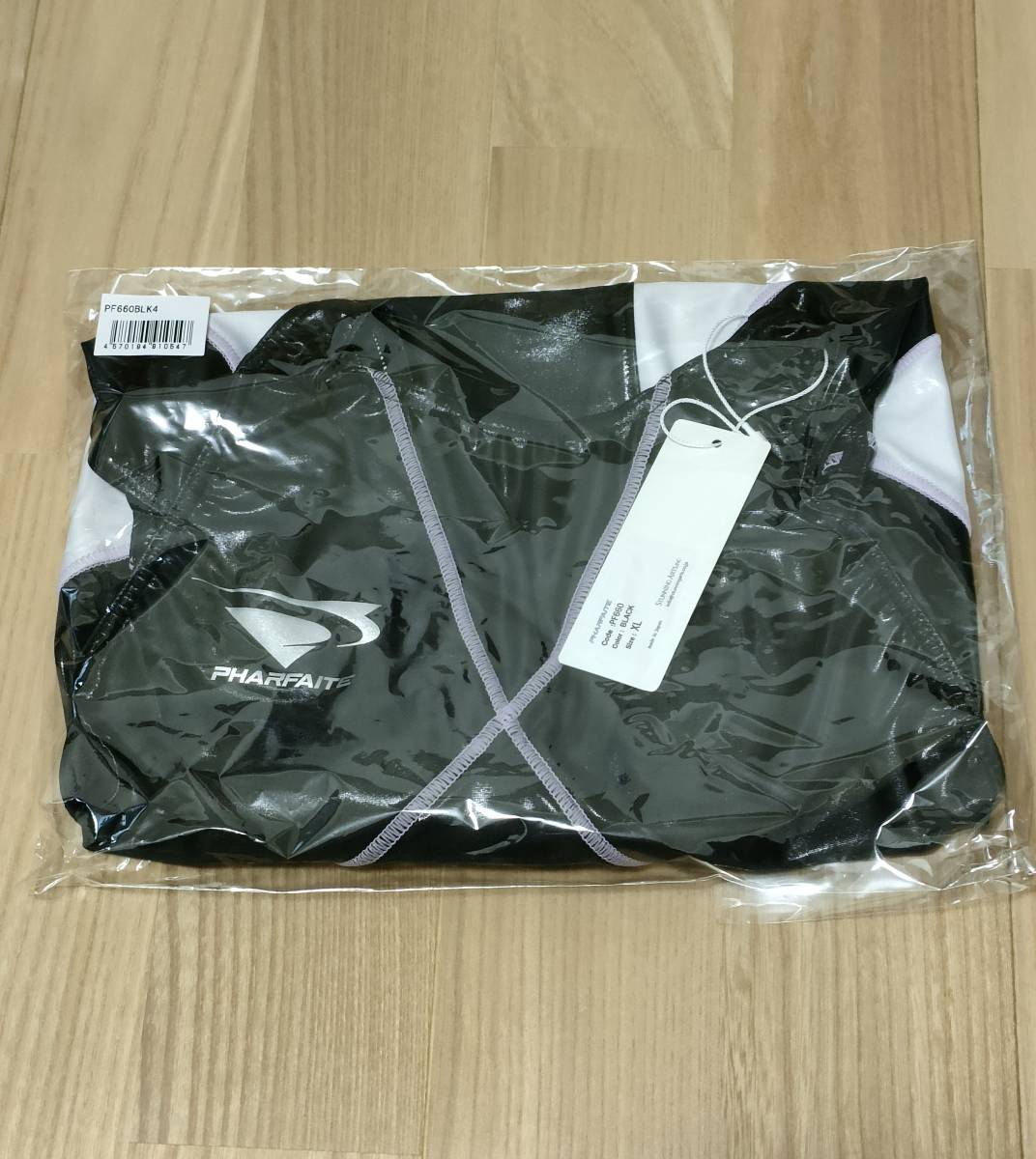 クロスステッチ競泳水着　ブラック　希少なサイズ:XL 〈SGS素材〉 PHARFAITE／パルフェッ　強光沢・高吸着素材の新感覚競泳水着 _7