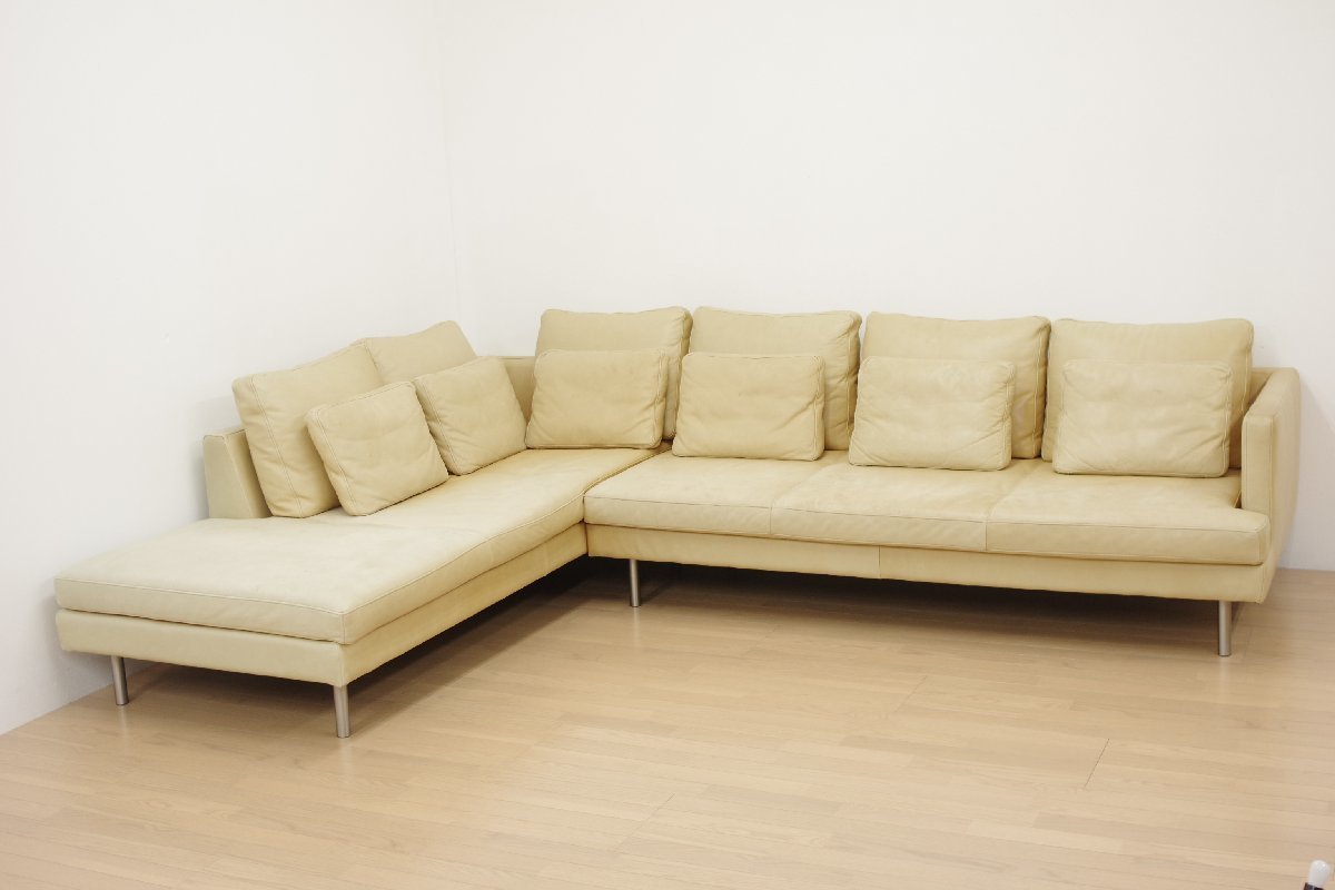 ボーコンセプト BoConcept イストラ ISTRA カウチソファ 染革 本革  