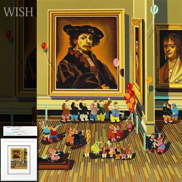 ヒロ・ヤマガタ　「レンブラント」 真作】【WISH】ヒロ・ヤマガタ「REMBRANDT」シルクスクリーン 直筆