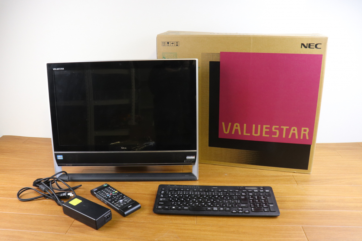 【ほぼ未使用】地デジ視聴可 一体型 NEC VALUESTAR 取引中]一体型デスクトップパソコン NEC VALUESTAR Windows10