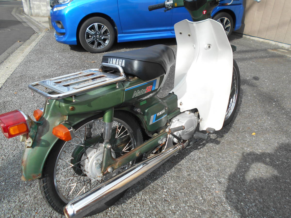 【１円～】ヤマハ　メイト　A-V50D 小角　6V_4