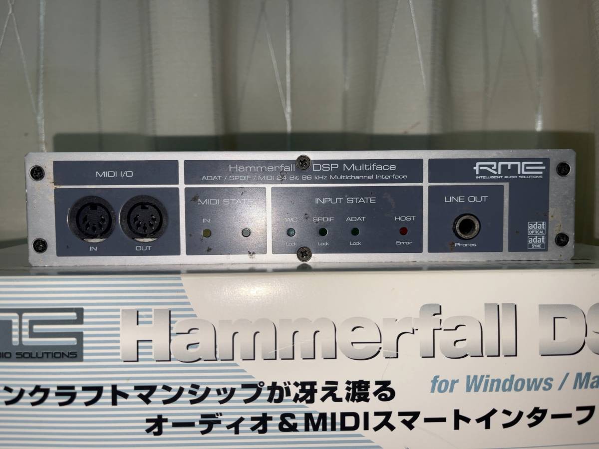 RME☆Hammerfall DSP Multiface+Card Bus & PCMCIA→PCI変換ボード