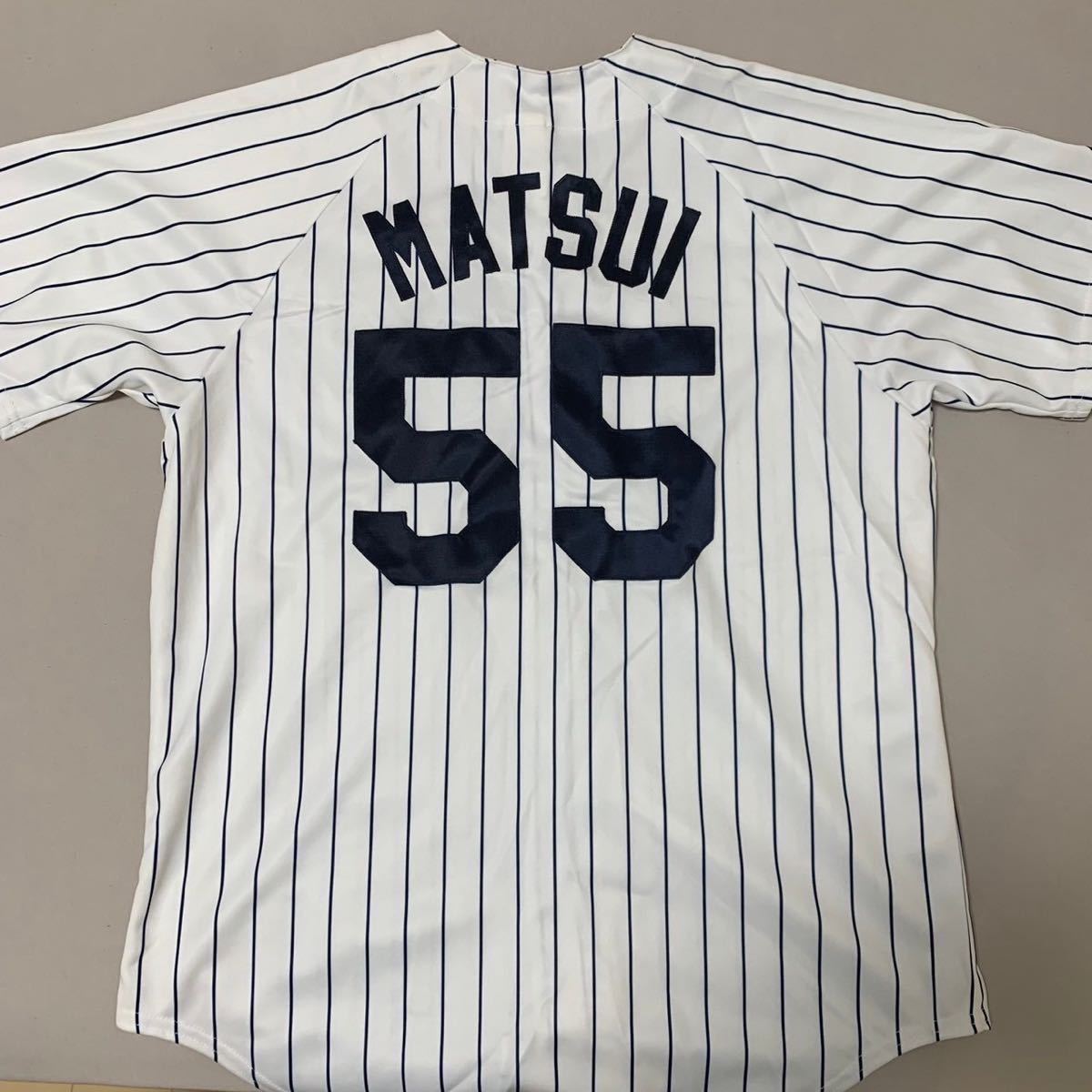 New York Yankees サイズ:L レプリカ ユニフォーム 55 松井 秀喜