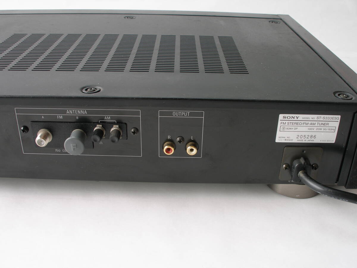 ＳＯＮＹ ＦＭステレオ／ＦＭＡＭチューナー ST-S333ESG　（ジャンク品）_4