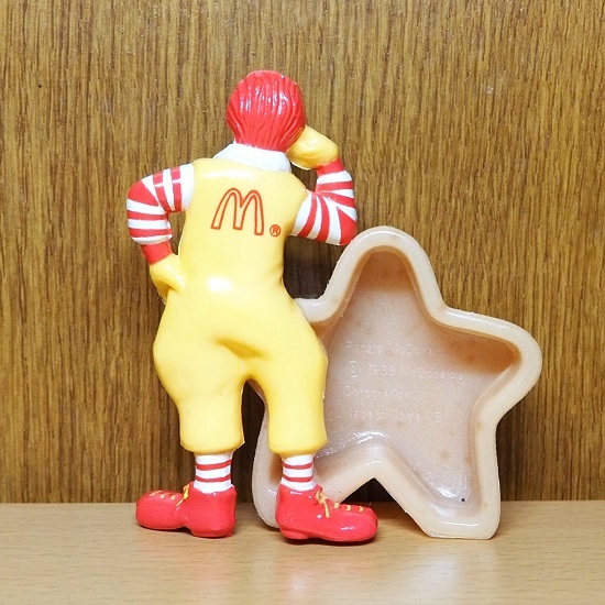 マクドナルド ロナルド フィギュア スター PVC 1988 ドナルド