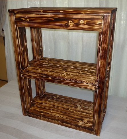 大工の手作り・カントリー木製水槽台　☆ハイキャビネット