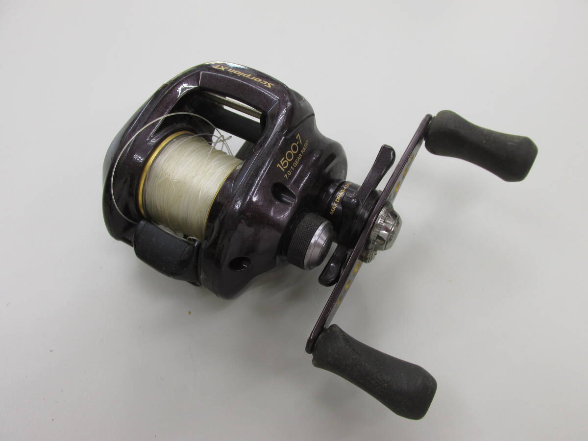 Moulinet Shimano 09 Scorpion XT 1500-7 – Pour La Pêche En Eau Douce | Moulinet Casting Droit Occasion