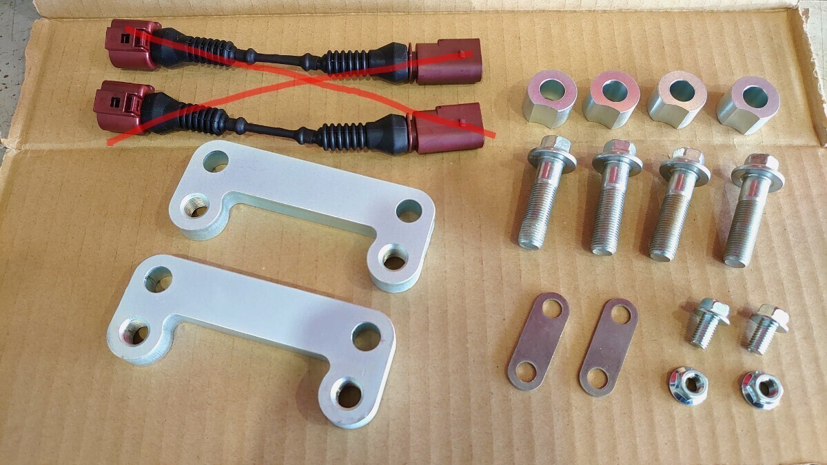 FL1 シビックハッチバック リアビッグローターブラケットセット リアブレーキ FK FC ブレンボ スプーン キャリパー_1