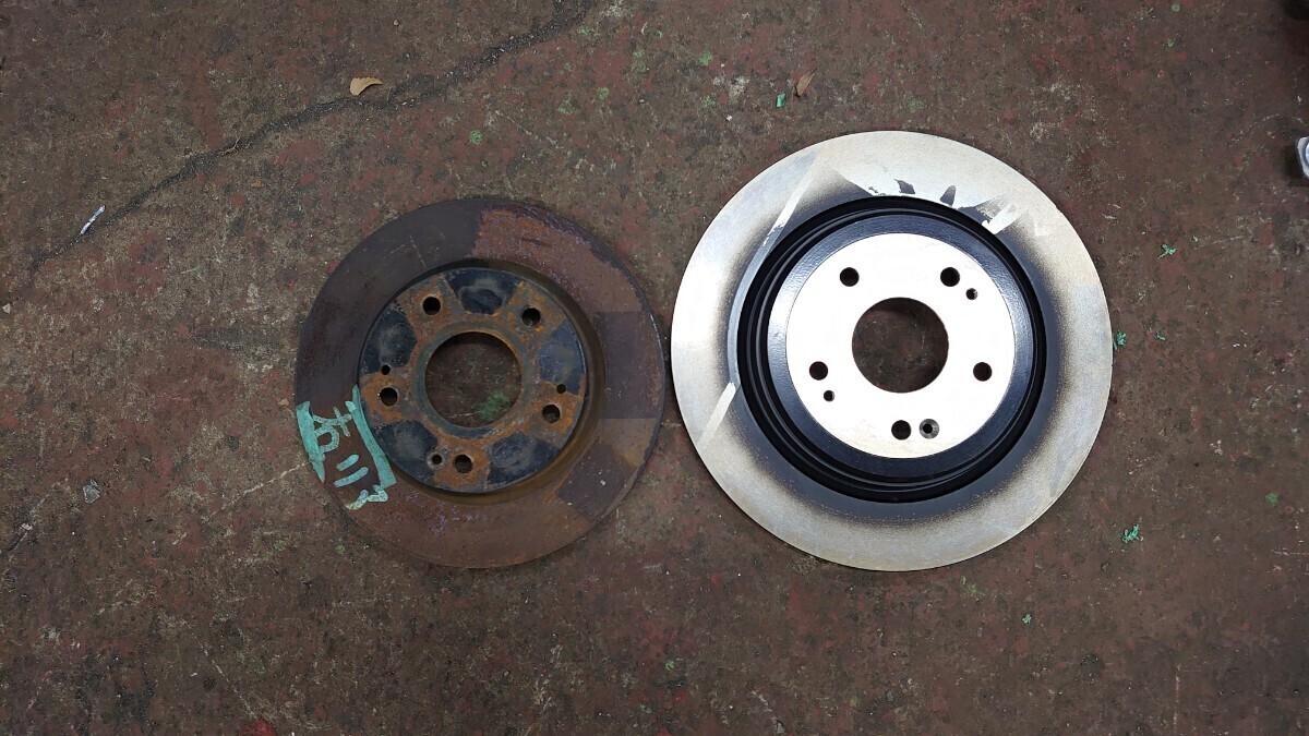 FL1 シビックハッチバック リアビッグローターブラケットセット リアブレーキ FK FC ブレンボ スプーン キャリパー_2