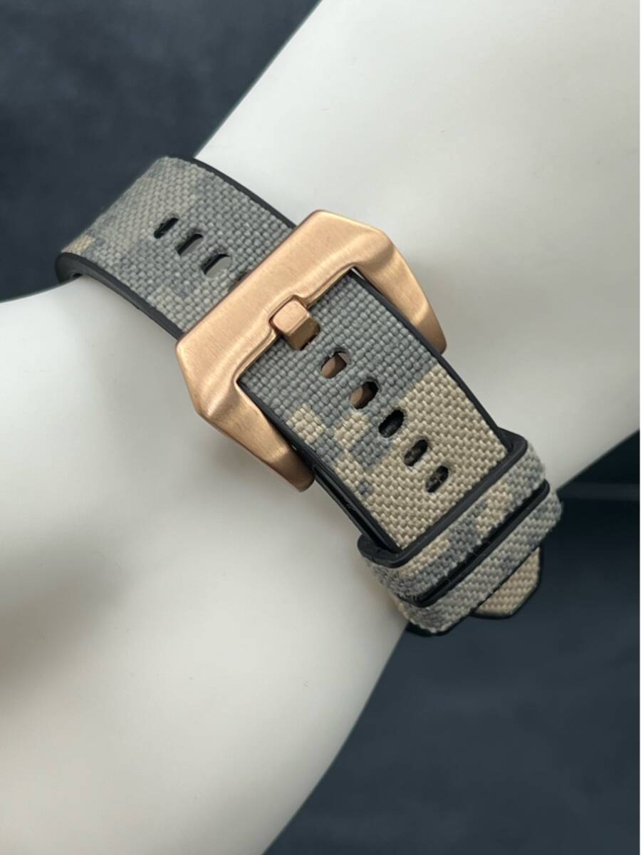 アップルウォッチ TPU ローズクローム ケース キャンバスラバー ベルト 46mm 41mm 45mm 40mm 44mm 38nm 42mm シリーズ9_5