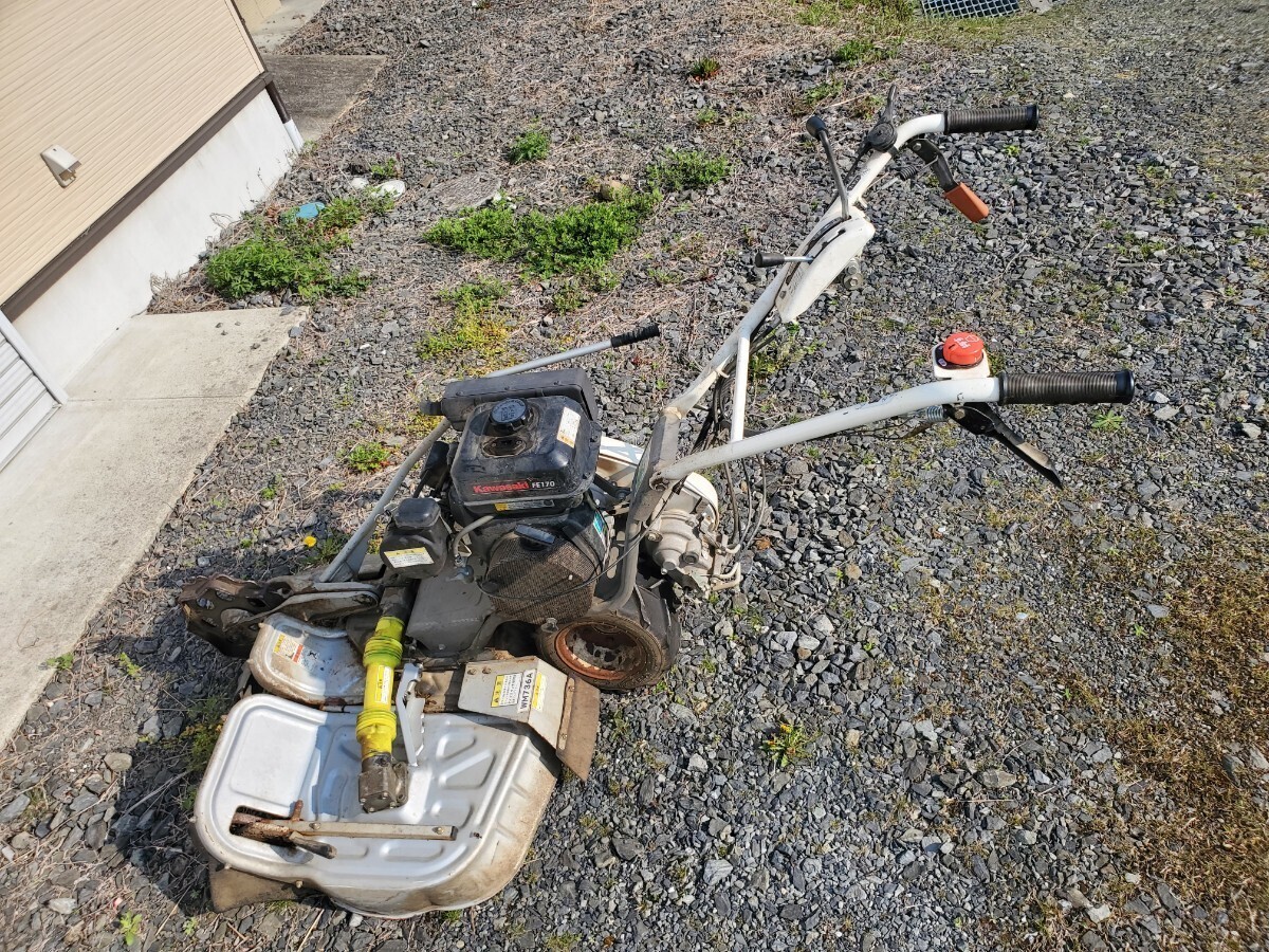 オーレック ウイングモア 自走式草刈機 2WD カワサキエンジン WM736A 実働 フリー刃_1