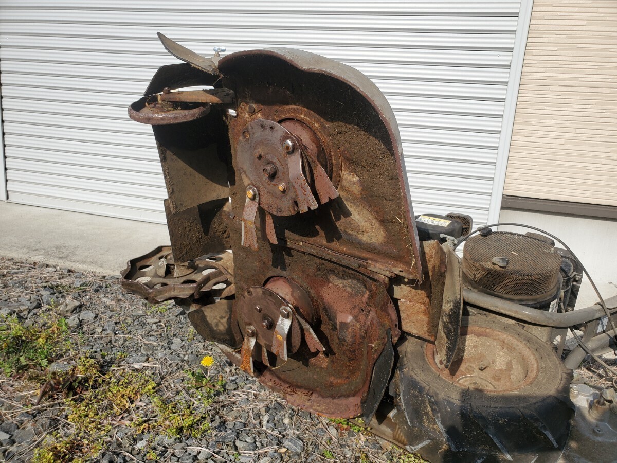 オーレック ウイングモア 自走式草刈機 2WD カワサキエンジン WM736A 実働 フリー刃_6