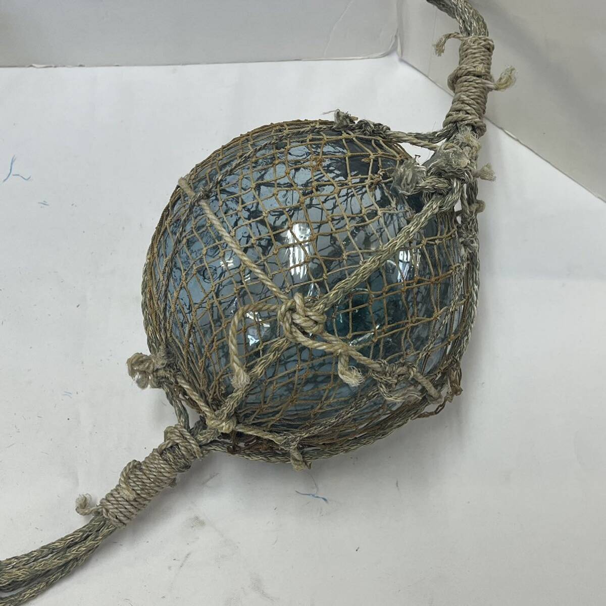 中古】ガラスの浮き球 ガラス玉 浮き玉 大小7点 直径約20～8cm