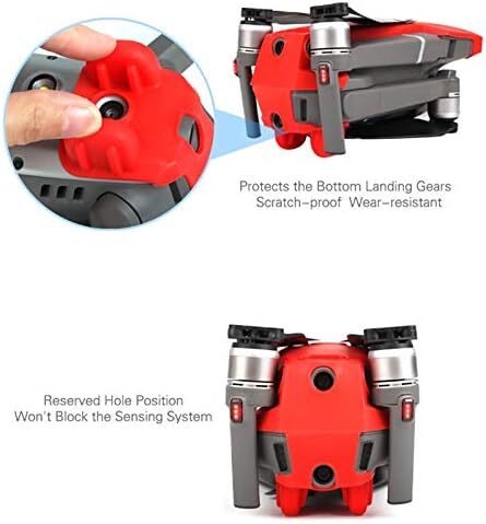 YM DJI Mavic 2 Pro/Zoom 用 トップ シリコン ゴム カバー (ブラック)_6