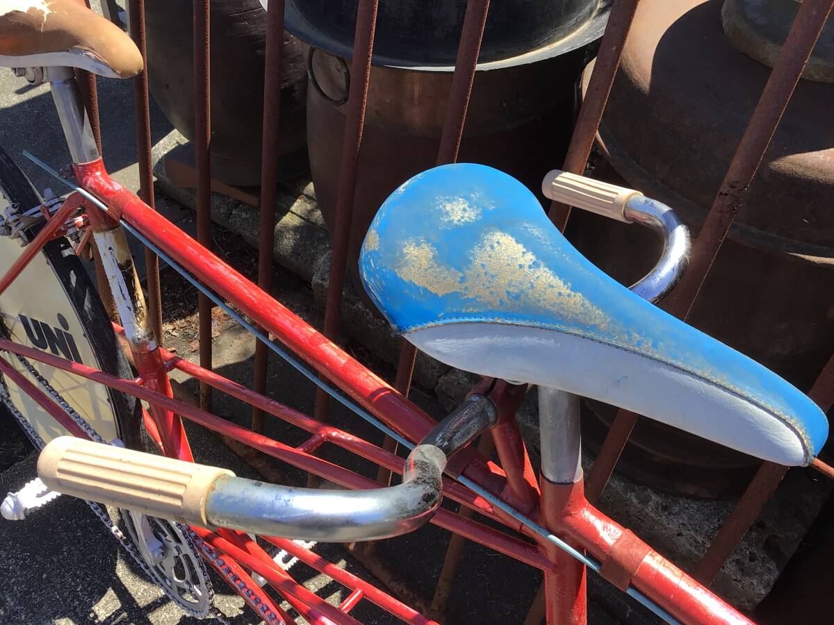 群馬引き取り限定　古い2人乗り自転車　現状で画像参考にお願いします　出す金額間違えました　安いと思います　店舗ディスプレイにでも_3