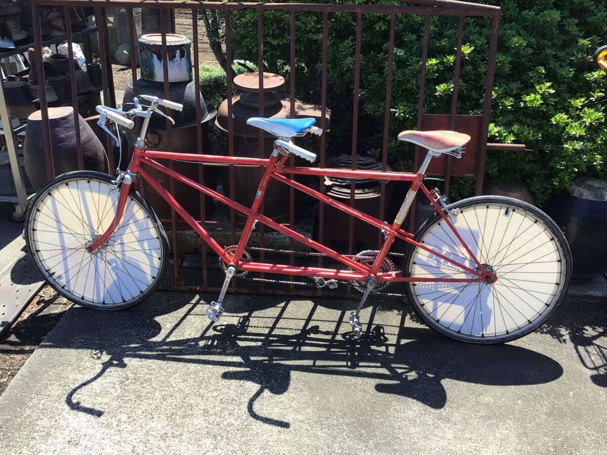 群馬引き取り限定　古い2人乗り自転車　現状で画像参考にお願いします　出す金額間違えました　安いと思います　店舗ディスプレイにでも_8