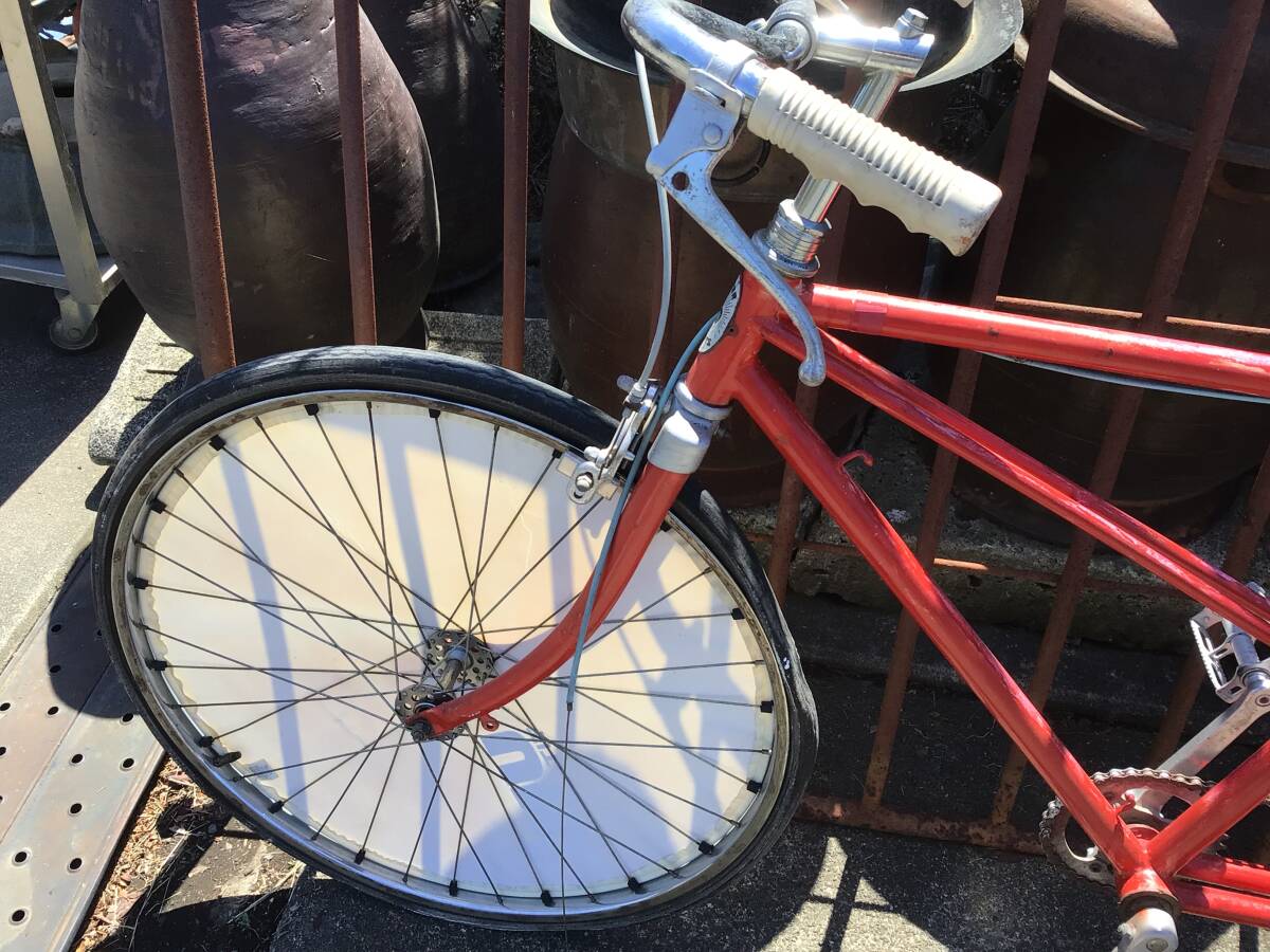 群馬引き取り限定　古い2人乗り自転車　現状で画像参考にお願いします　出す金額間違えました　安いと思います　店舗ディスプレイにでも_9