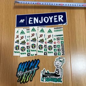 未使用 k2 ステッカー 8枚 ケーツー SALOMON サロモン burton バートン キャピタ LIBTECH