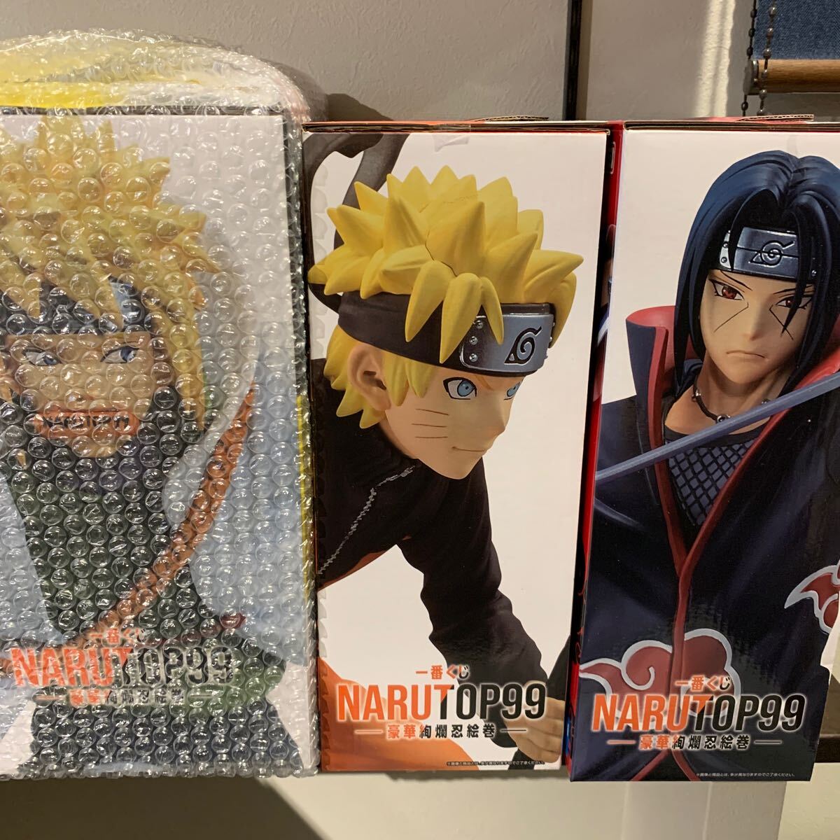 1番くじ NARUTOP99 BCD賞フィギュアセット ミナト ナルト イタチ 1円