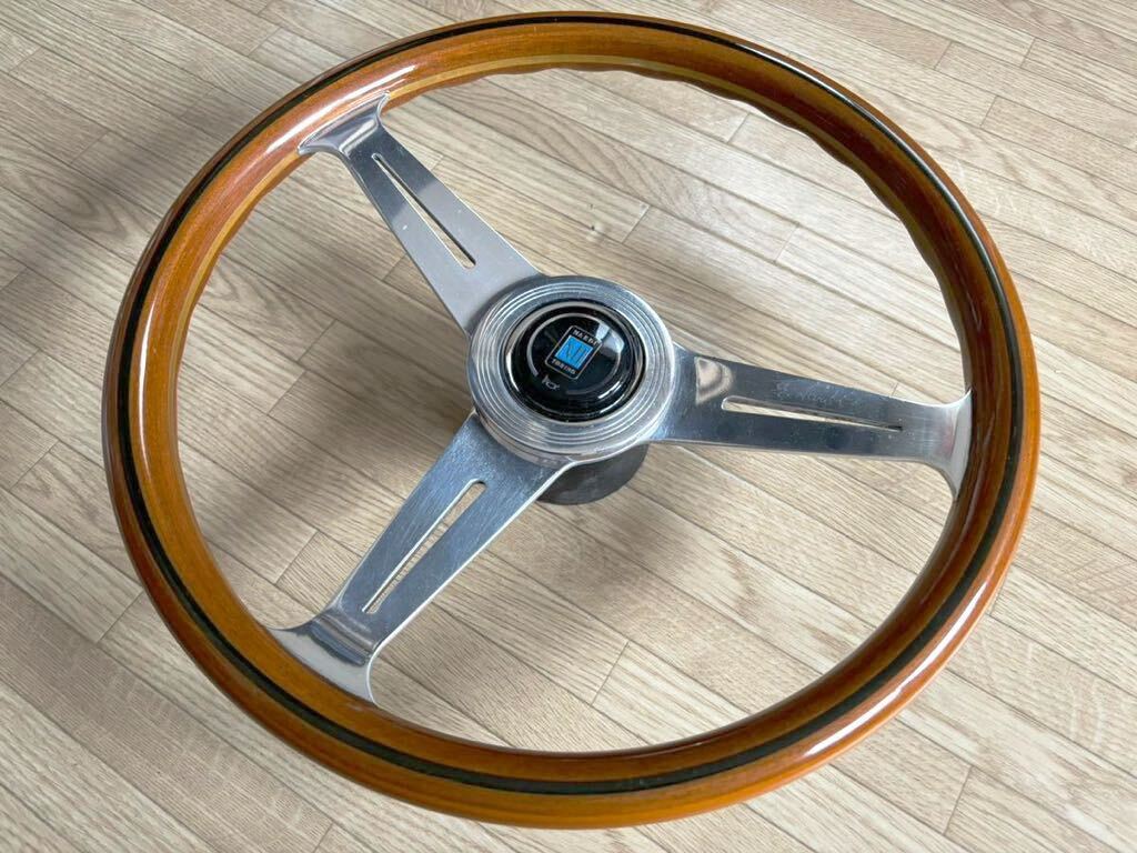 ★美品 ナルディクラシック NARDI 36パイ ウッドステアリング ハンドル フルセット 旧車 当時物 33 39 ランクル ジムニー ロードスター★_1