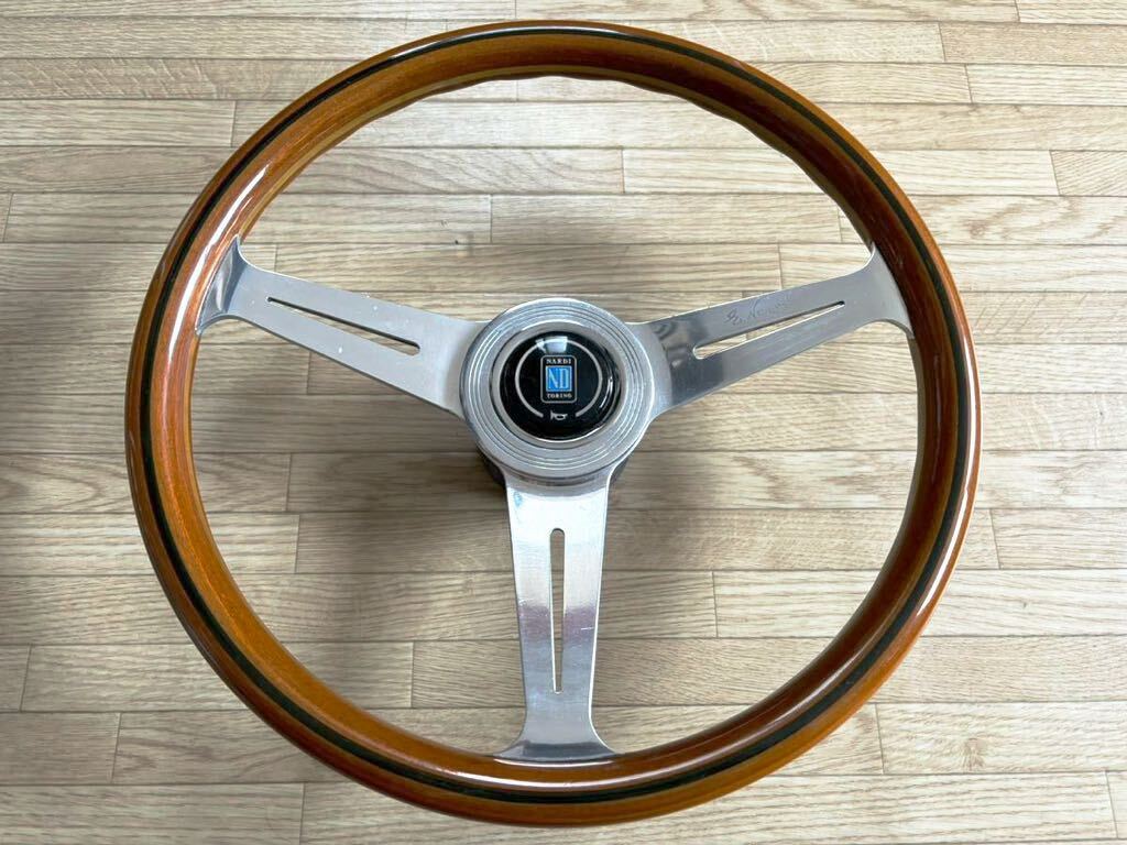 ★美品 ナルディクラシック NARDI 36パイ ウッドステアリング ハンドル フルセット 旧車 当時物 33 39 ランクル ジムニー ロードスター★_10
