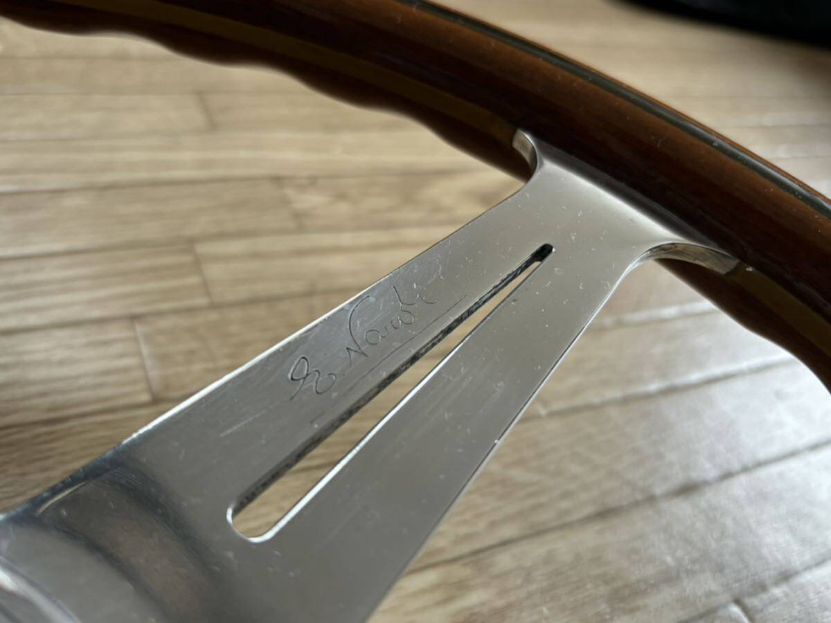 ★美品 ナルディクラシック NARDI 36パイ ウッドステアリング ハンドル フルセット 旧車 当時物 33 39 ランクル ジムニー ロードスター★_2