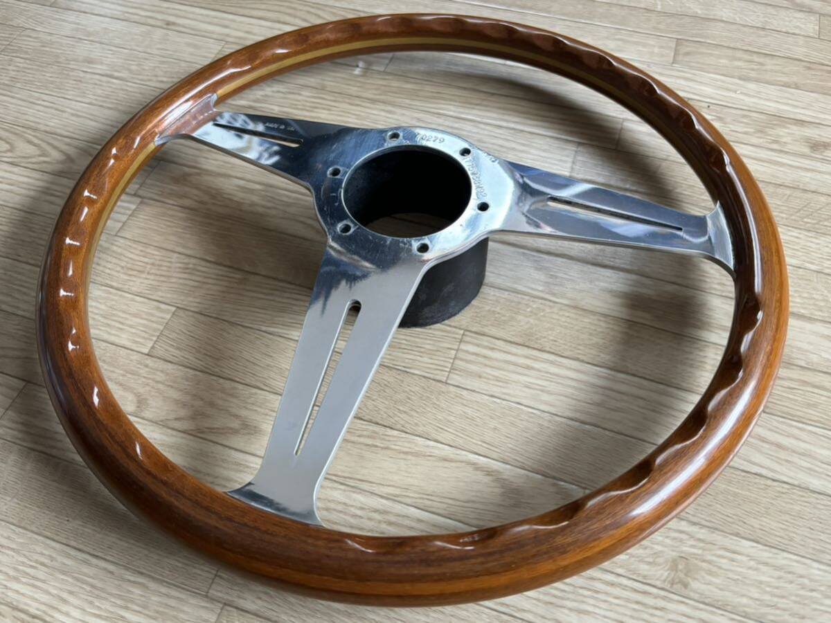 ★美品 ナルディクラシック NARDI 36パイ ウッドステアリング ハンドル フルセット 旧車 当時物 33 39 ランクル ジムニー ロードスター★_3
