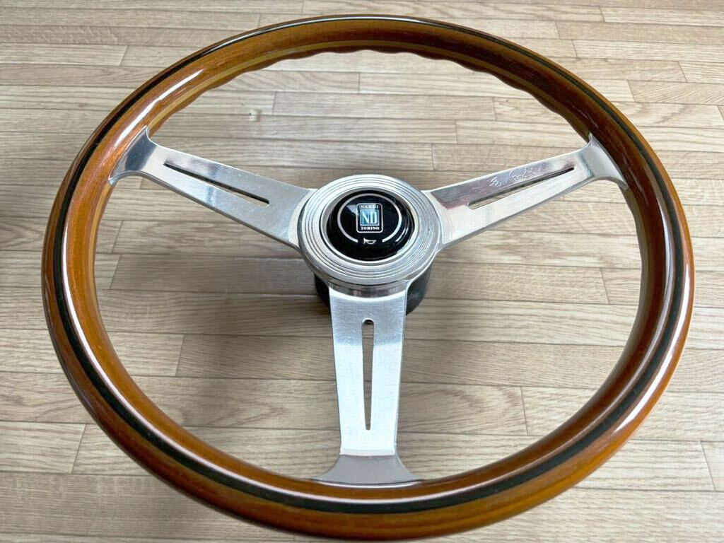 ★美品 ナルディクラシック NARDI 36パイ ウッドステアリング ハンドル フルセット 旧車 当時物 33 39 ランクル ジムニー ロードスター★_8