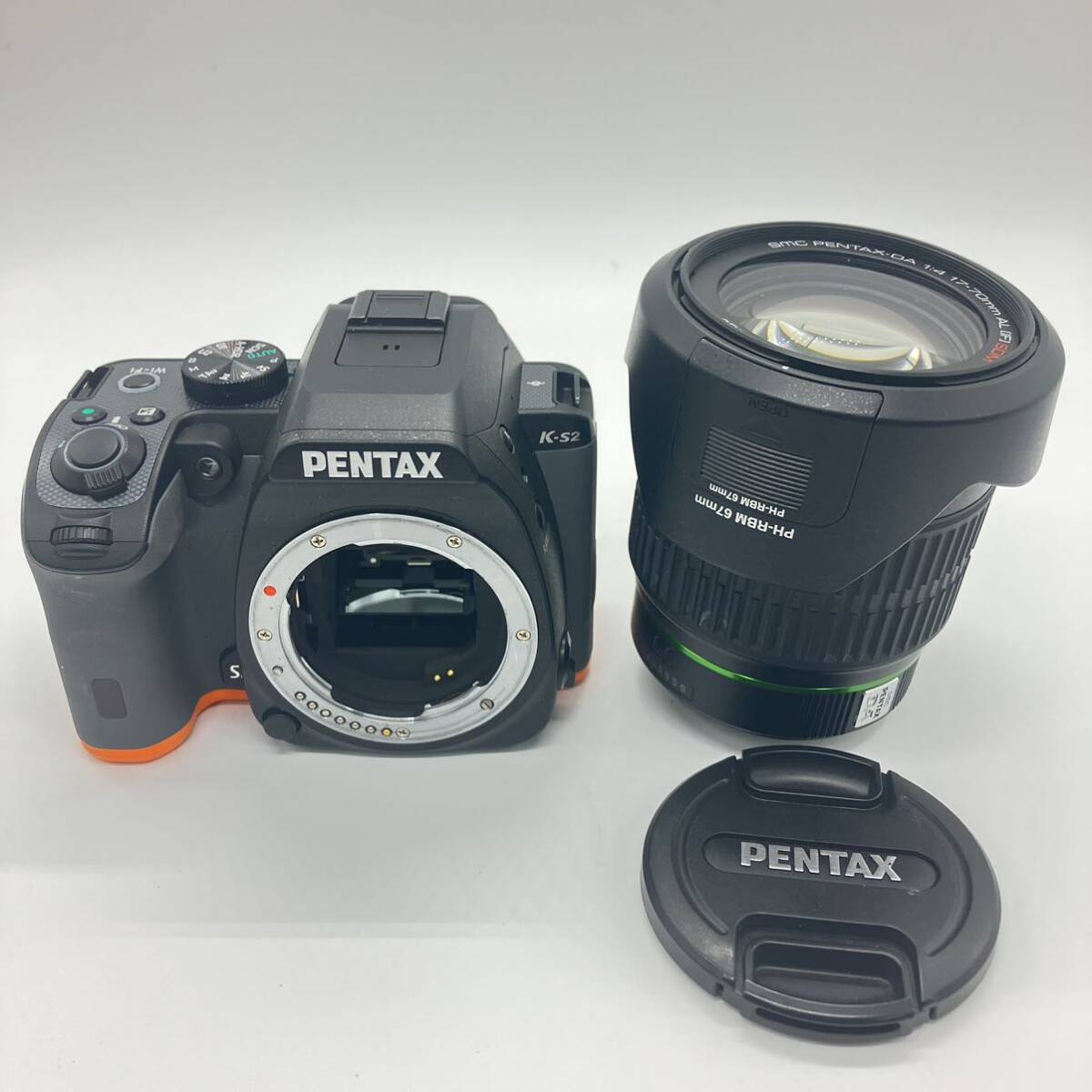 1円〜 4F PENTAX デジタル一眼レフカメラ ペンタックス K-S2 動作確認済み レンズ17-70mm SDM バッテリー付き AF/MF切り替え 録画対応_1