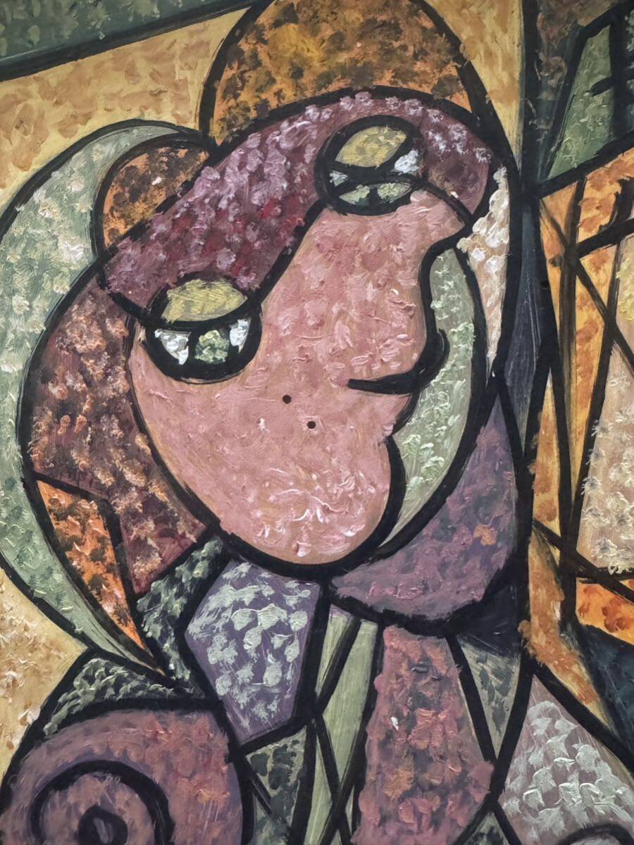 貴重肉筆！パブロ ピカソ Picasso「婦人の肖像画」1917年 ミックス