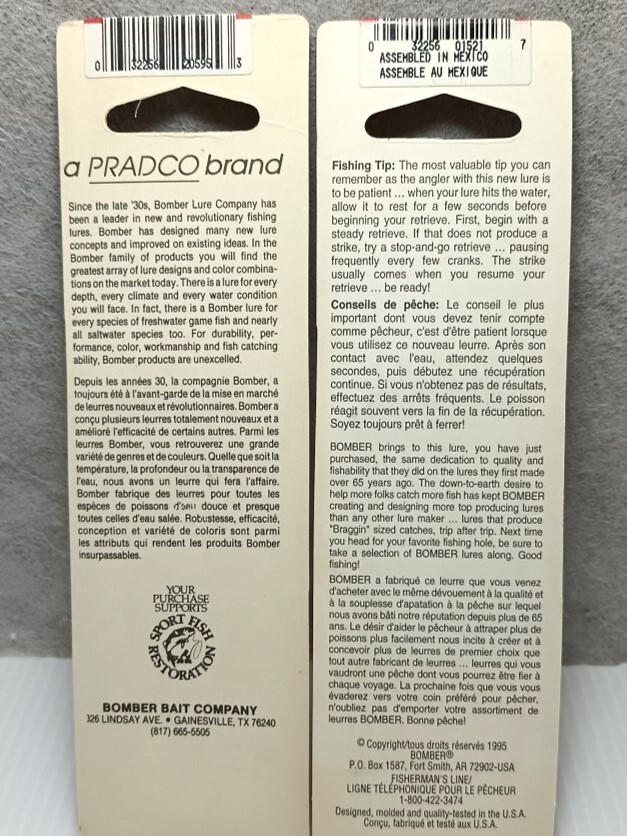 ボーマー ロングA A13 2個セット BOMBER LONG A 1/6oz 未開封 メキシコ_4