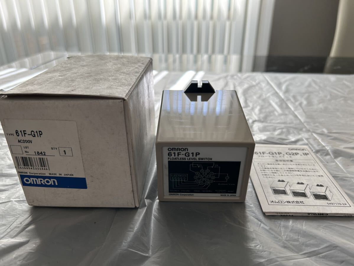 【F576】OMRON 61F-G1P フロートなしスイッチ AC200V オムロン_1