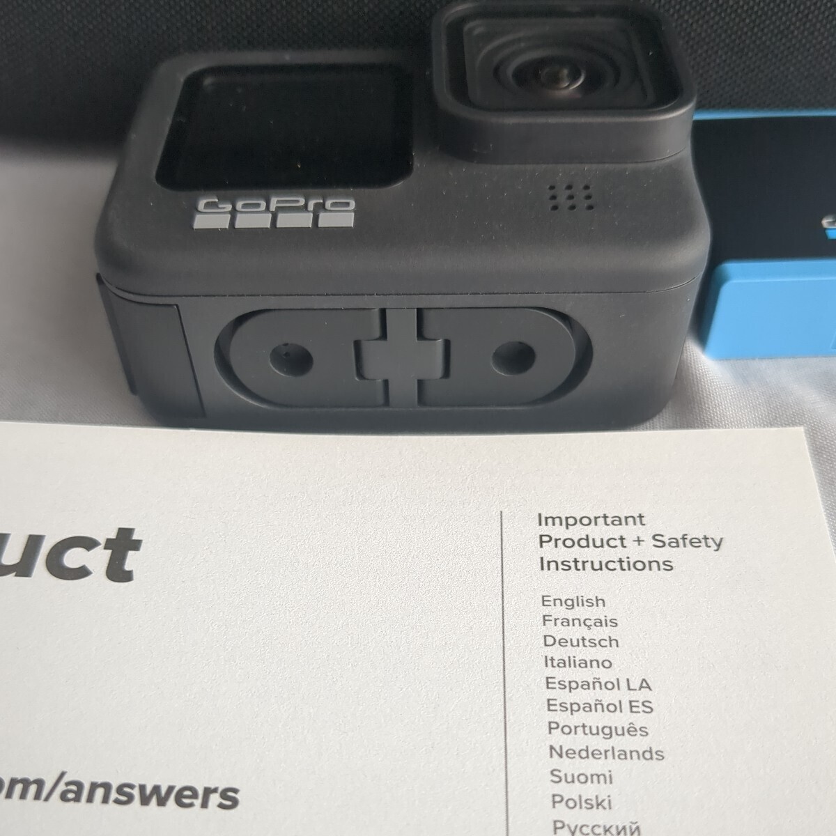 ■送料無料 匿名配送■美品 GoPro9 ブラック BLACK ゴープロ9 SDカード128G デジタルビデオカメラ_5