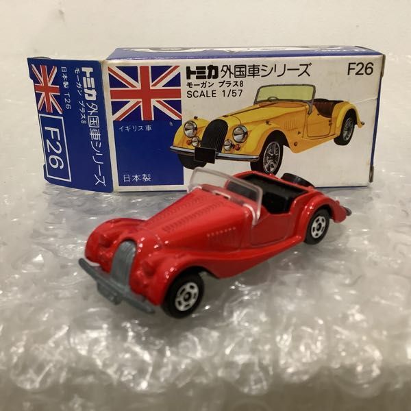 1円〜 青箱トミカ 外国車シリーズ モーガン プラス8 ブガッティ クーペ