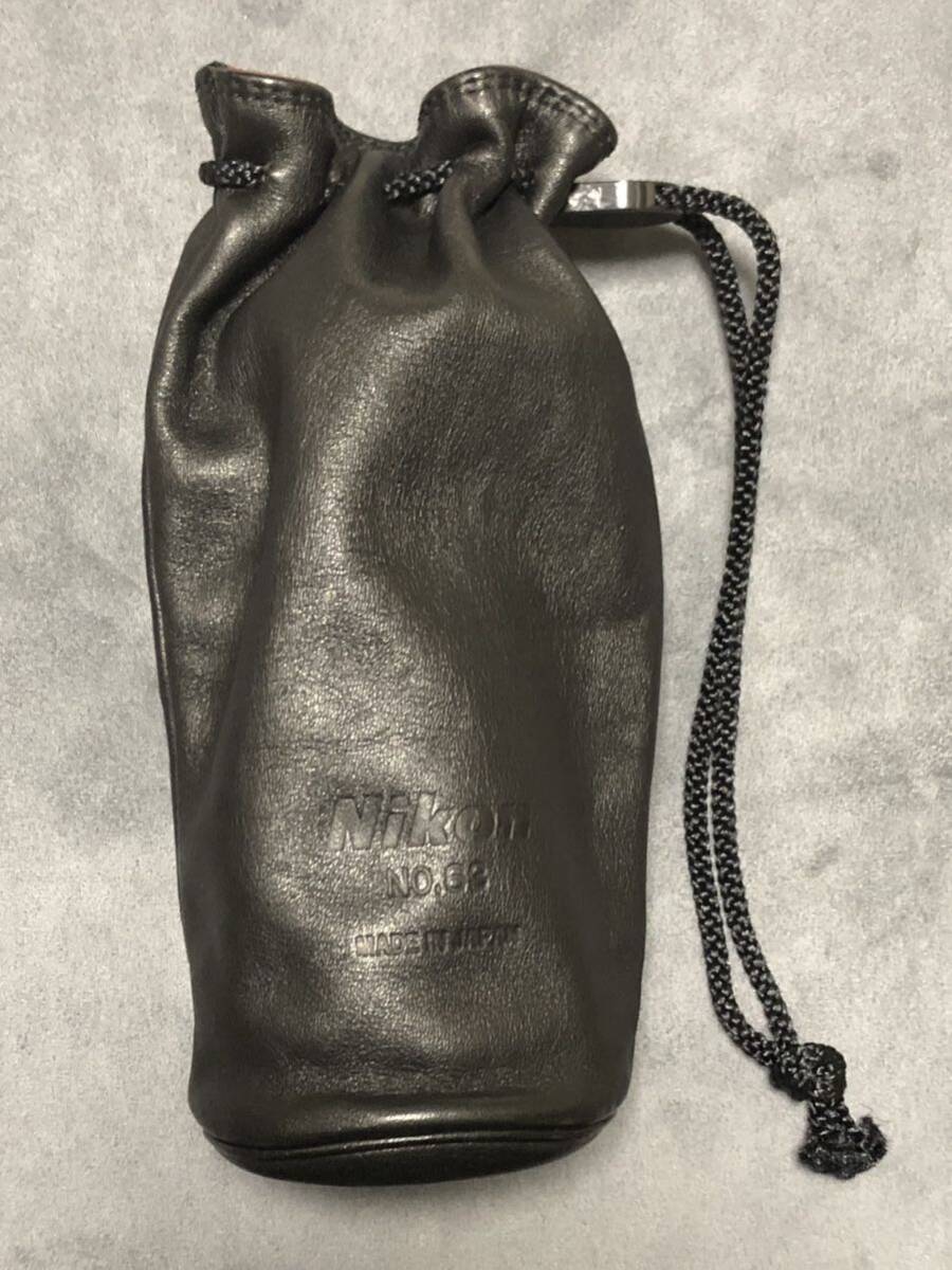 Nikonニコン純正　本革製レンズポーチ〔大・中・小〕3点まとめ売り_2