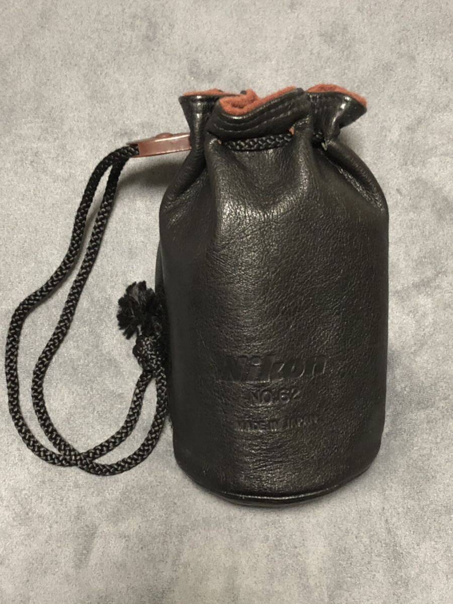 Nikonニコン純正　本革製レンズポーチ〔大・中・小〕3点まとめ売り_4