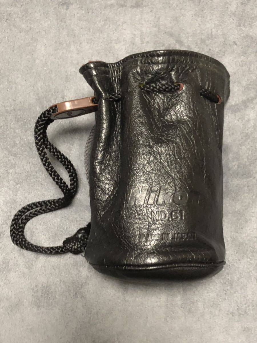 Nikonニコン純正　本革製レンズポーチ〔大・中・小〕3点まとめ売り_6