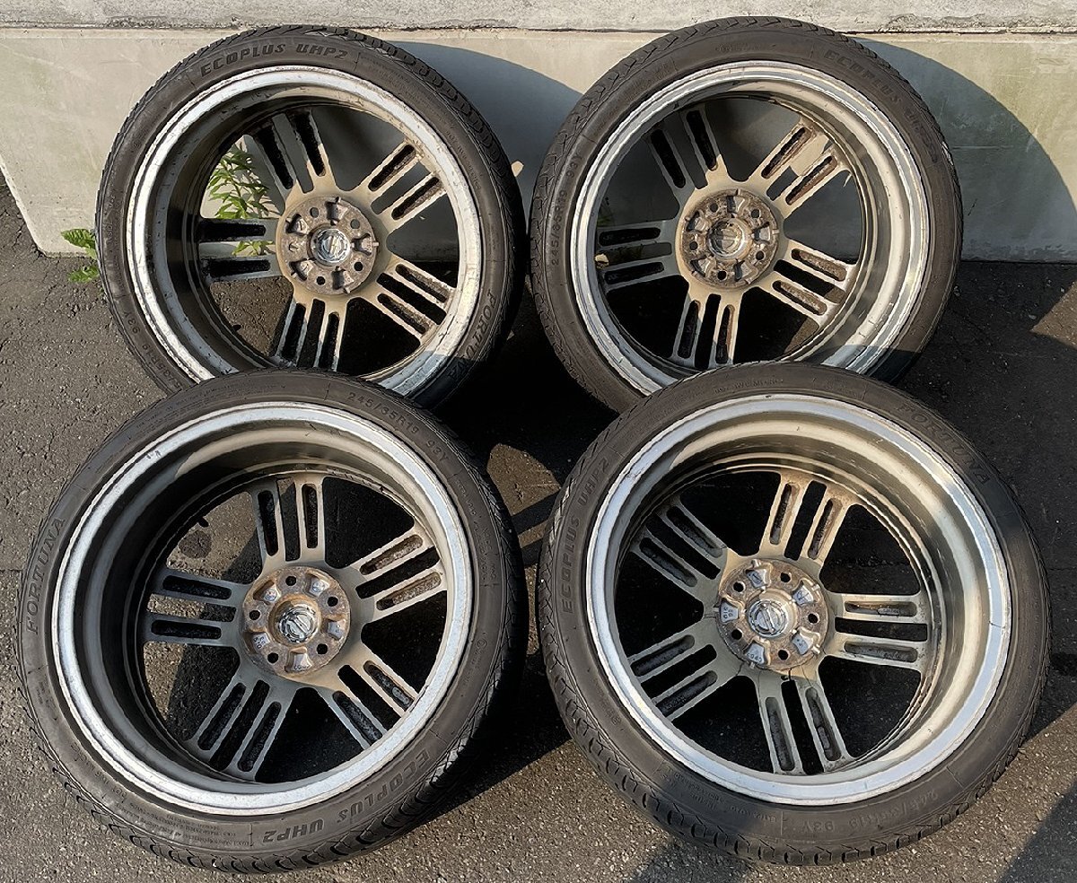 ENKEI製 日産 Y50 フーガ 純正 ハイグロス 19インチ アルミホイール