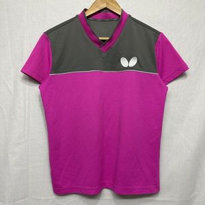 Butterfly バタフライ ショート スリーブ 半袖 シャツ JTTA 日本 卓球 協会 ユニフォーム