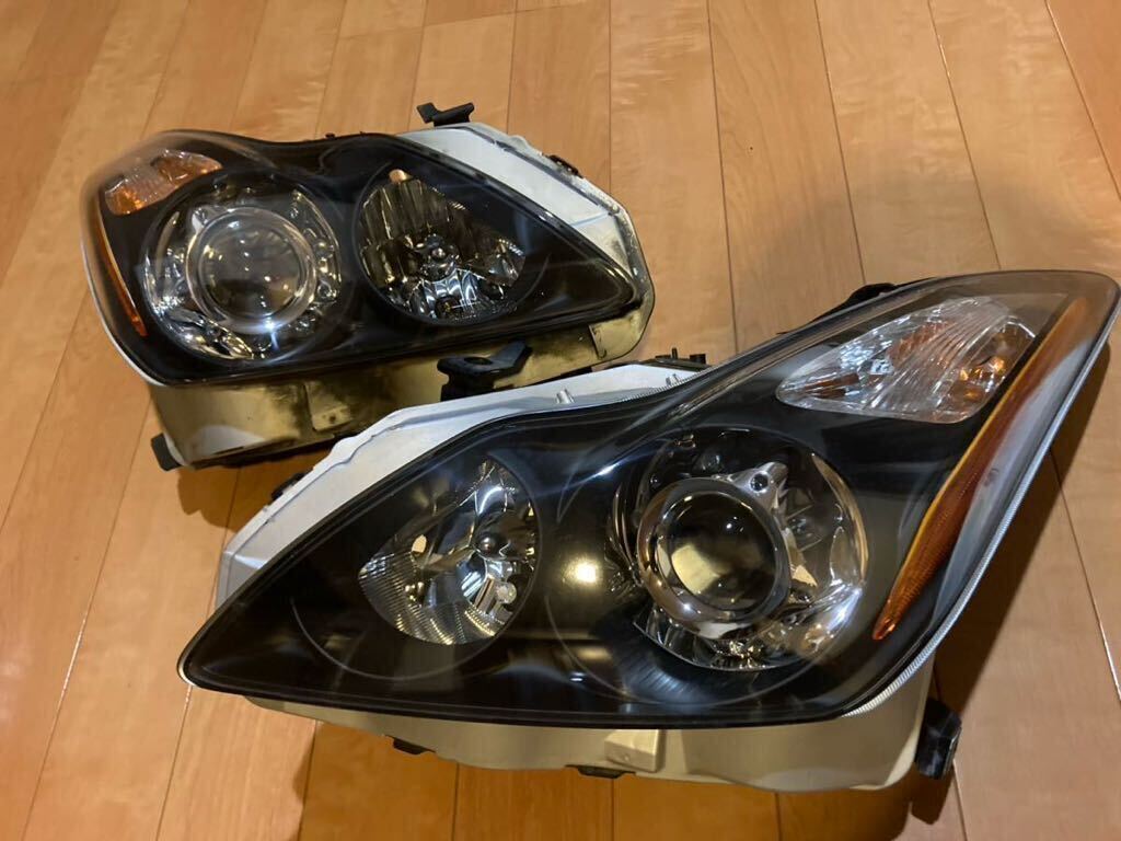 日産 CKV36 v36 スカイライン スカイラインクーペ インナーブラック ヘッドライト US仕様サイドマーカー加工済_1