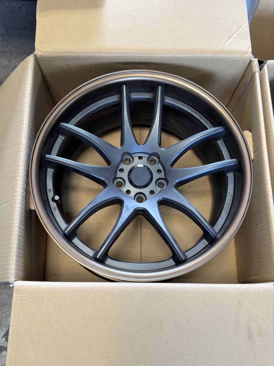 ●●美品　使用約800㎞！WORKEMOTIONCR2PワークエモーションCR2P　8.5J+33　9J+30　114.3クラウンマークＸアリスト_3