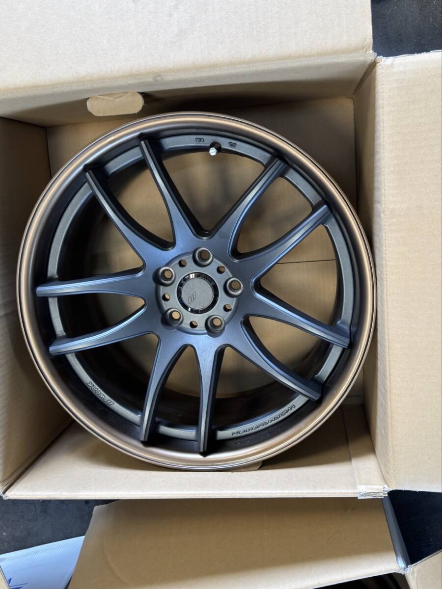 ●●美品　使用約800㎞！WORKEMOTIONCR2PワークエモーションCR2P　8.5J+33　9J+30　114.3クラウンマークＸアリスト_5