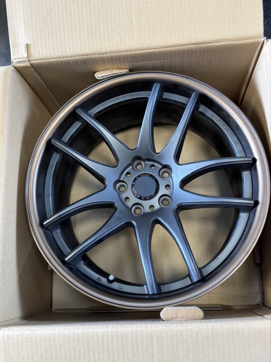 ●●美品　使用約800㎞！WORKEMOTIONCR2PワークエモーションCR2P　8.5J+33　9J+30　114.3クラウンマークＸアリスト_6