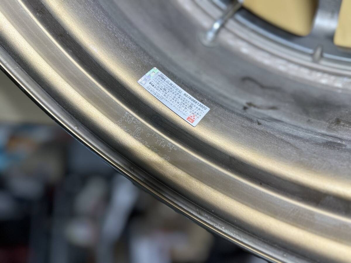 ●●美品　使用約800㎞！WORKEMOTIONCR2PワークエモーションCR2P　8.5J+33　9J+30　114.3クラウンマークＸアリスト_8