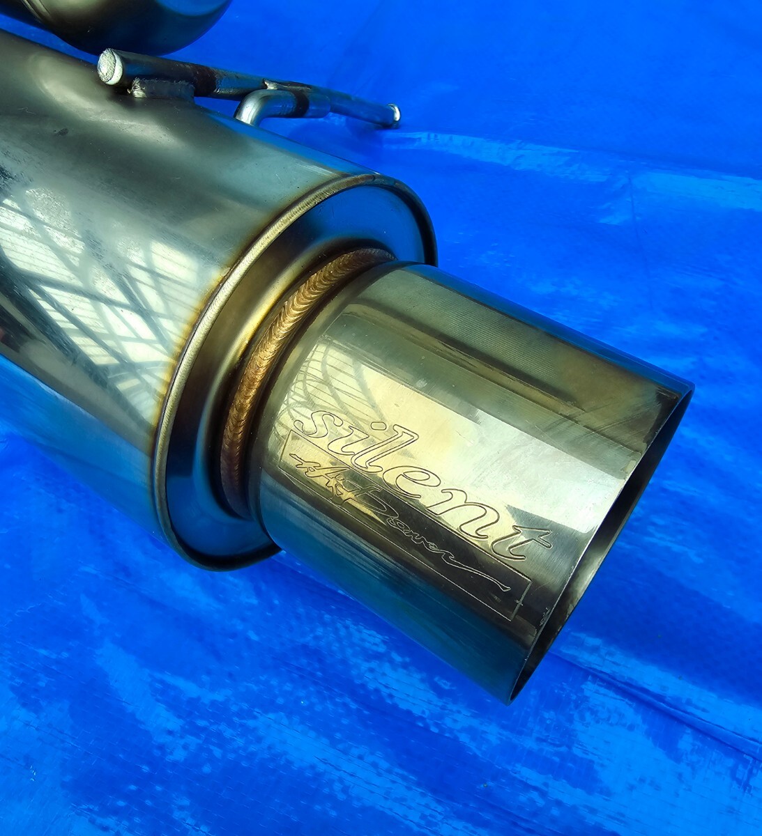 デミオ　サイレント　ハイパワー　マフラー　hks _1