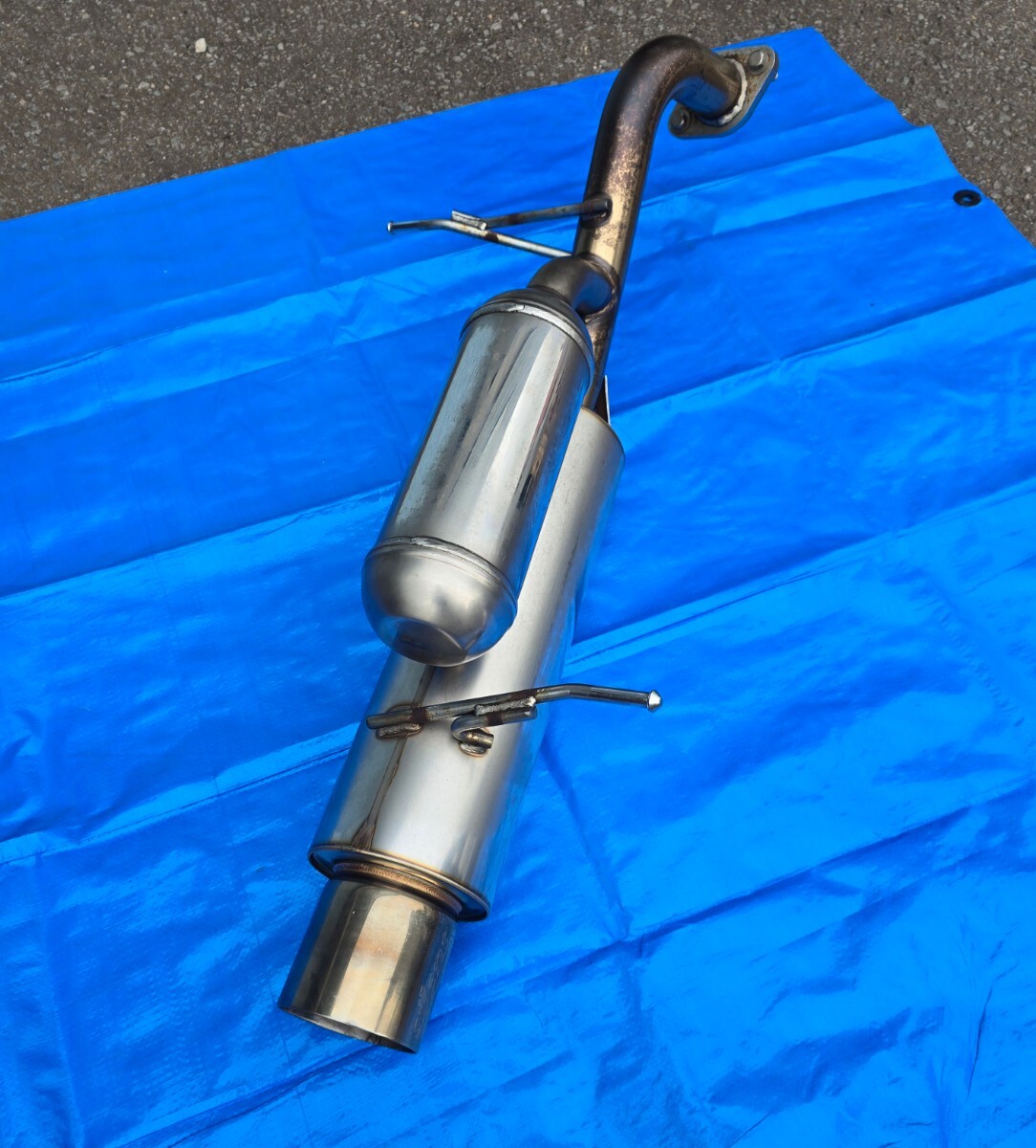 デミオ　サイレント　ハイパワー　マフラー　hks _7