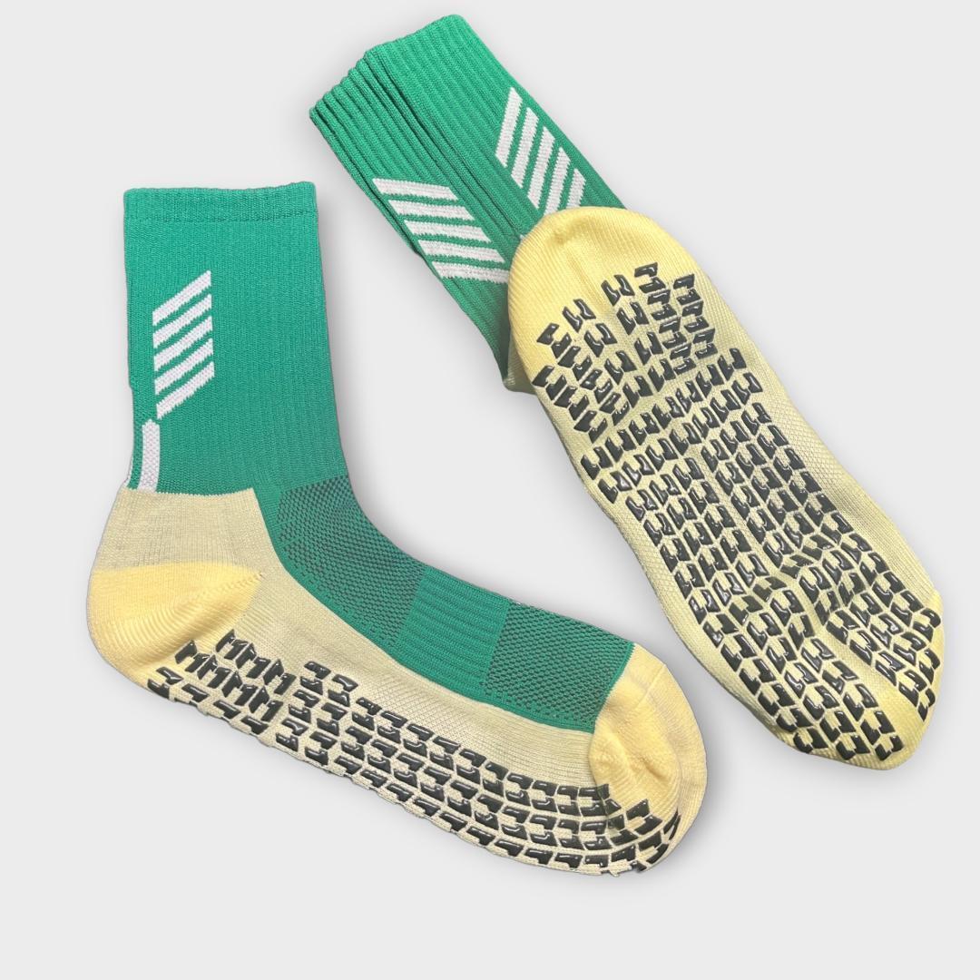 【グリーン】グリップソックス＋カーフソックスセット！テーピング付き　匿名配送_5